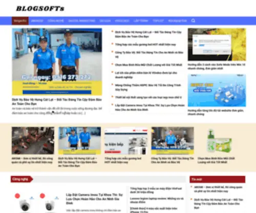 Blogsofts.net(Website chuyên thông tin thủ thuật) Screenshot