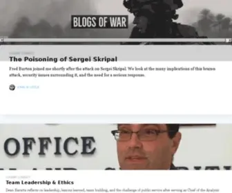 Blogsofwar.com(Blogs of War) Screenshot