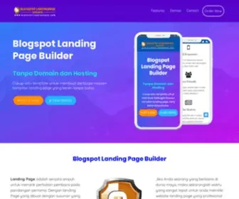 Blogspotlandingpage.com(Landing Page Murah) Screenshot