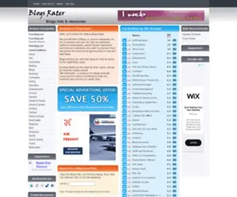Blogsrater.com(Blogs Rater) Screenshot