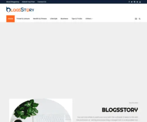 Blogsstory.com(Home) Screenshot