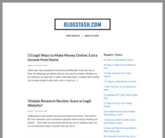 Blogstash.com(Make Money Online) Screenshot