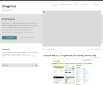 Blogstica.com(Blógstica) Screenshot