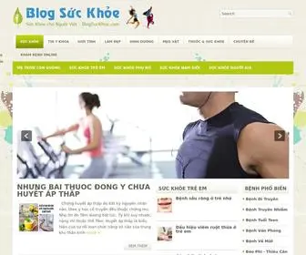 Blogsuckhoe.com(BLOG SUC KHOE) Screenshot