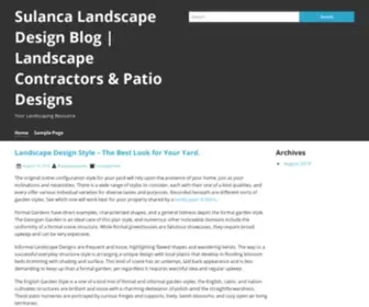 Blogsulancanews.com(Sulanca Landscape Design Blog) Screenshot