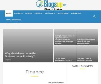 Blogsup.net(Plan to action) Screenshot