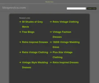 Blogsvoice.com(Create a Blog Easy and Free) Screenshot