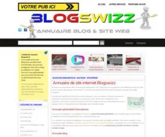 Blogswizz.fr(Annuaire généraliste pour sites internet francophone) Screenshot