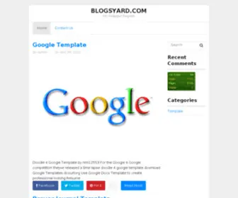 Blogsyard.com(Blogsyard) Screenshot