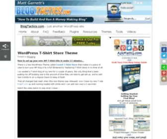 Blogtactics.com(Blog niche tools review) Screenshot