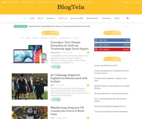 Blogtela.com(Guest Posting Services) Screenshot