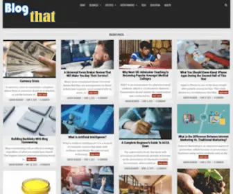 Blogthat.net(Blogging Place) Screenshot