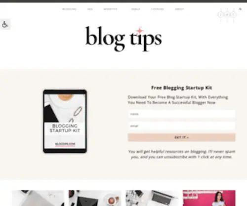 Blogtips.com(Blog Tips) Screenshot