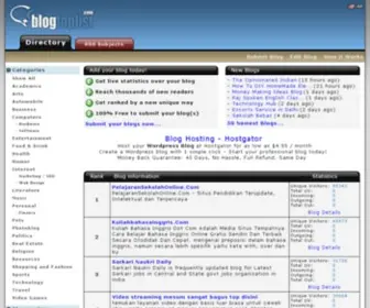 Blogtoplist.com(Blog Directory) Screenshot