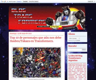 Blogtransformers.com(Blog Transformers) Screenshot