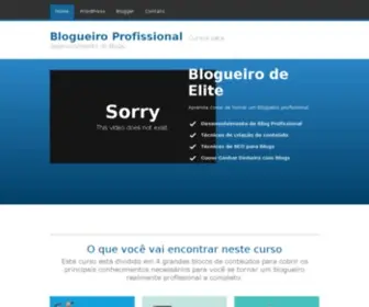 Blogueiro.pro(Blogueiro Profissional) Screenshot
