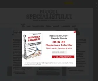 Blogulspecialistului.ro(Blogul Specialistului) Screenshot
