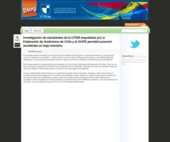 Blogutem.cl(Blog Universidad Tecnológica Metropolitana de Chile) Screenshot