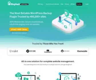 BlogVault.com(The Most Reliable WordPress Backup Plugin) Screenshot