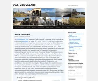 BlogVmv34.fr(VIAS, MON VILLAGE) Screenshot