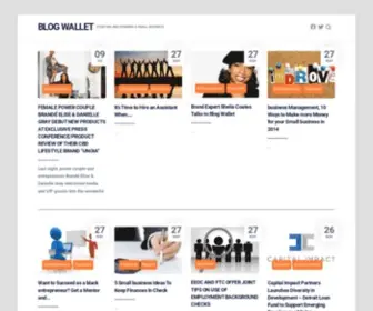Blogwallet.com(Blog Wallet) Screenshot