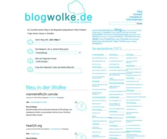 Blogwolke.de(Das Blog) Screenshot