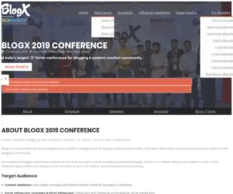 Blogx.in(BlogX Conference) Screenshot