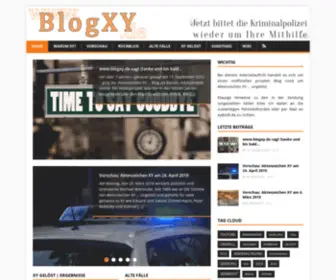 BlogXy.de(Der Aktenzeichen XY) Screenshot