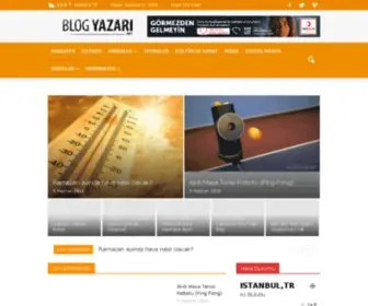 Blogyazari.net(Blog Yazarı) Screenshot