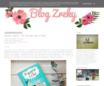 Blogzrzky.cz(Blog Zrzky) Screenshot