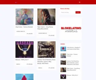 Blokelatinomusical.com(LA PAGINA DE LOS ARTISTA LATINO) Screenshot