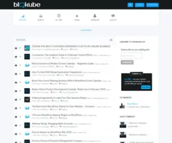 Blokube.com(Blokube allows you to submit your Blog Article(s)) Screenshot