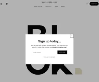 Blokworkshop.ca(Blok Home Design and Styling Toronto) Screenshot