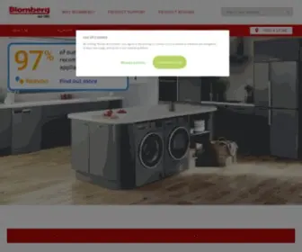 Blomberguk.com(Freestanding & Built) Screenshot