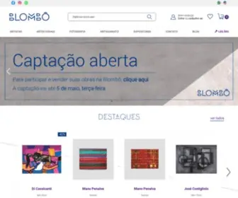 Blombo.com(A Blombô é a primeira plataforma online para comprar e vender obras de arte online) Screenshot