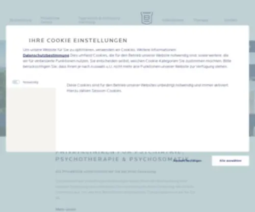 Blomenburg.com(Blomenburg Privatklinik) Screenshot