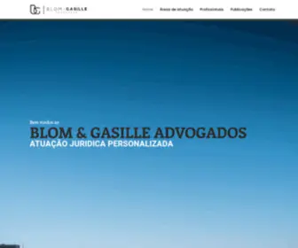 BlomGasille.com.br(Blom & Gasille Advogados) Screenshot