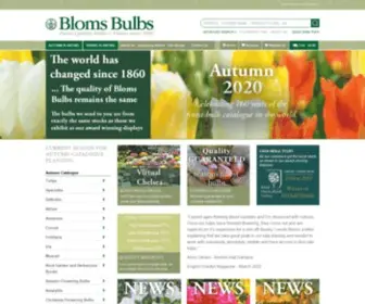 Blomsbulbs.com(Flower Bulbs) Screenshot