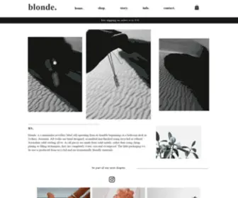 Blonde-Store.com(Blonde) Screenshot