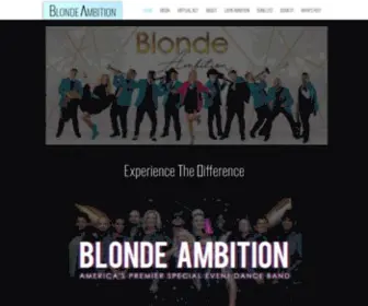 Blondeambitionband.com(Blonde Ambition Band) Screenshot