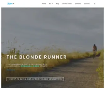 Blonderunner.com(The Blonde Runner) Screenshot