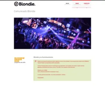 Blondie.cl(Comunicado de funcionamiento) Screenshot