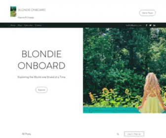 Blondieonboard.com(Travel Adventure Lifestyle Travel Tips Family Travel) Screenshot