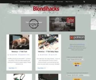 Blondihacks.com(Blondihacks) Screenshot