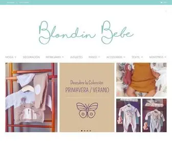 Blondinbebe.com(TIENDA DE MODA INFANTIL Y PUERICULTURA) Screenshot