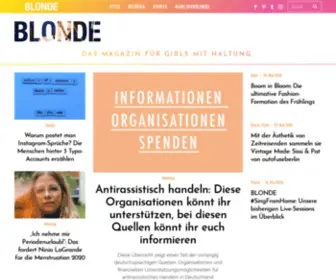 Blondmag.com(Für Girls mit Haltung) Screenshot