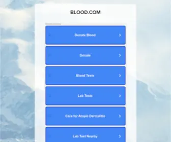 Blood.com(Donate Blood) Screenshot
