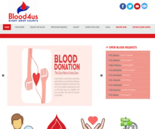 Blood4US.com(Blood4Us) Screenshot