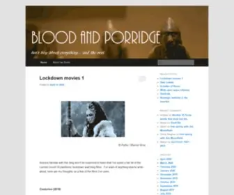Bloodandporridge.co.uk(My Blog) Screenshot