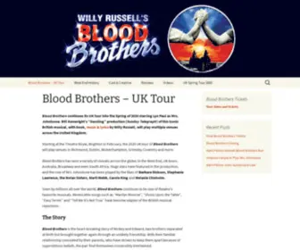 Bloodbrothersmusical.com(Blood Brothers The MusicalUK Tour starring Lyn Paul) Screenshot